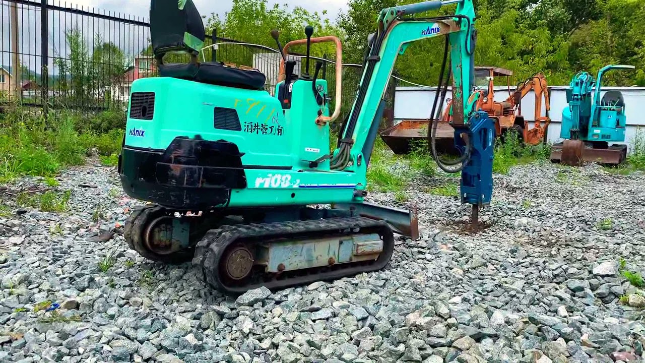 Экскаватор Ханикс Н08 с отбойным молотком -600тр