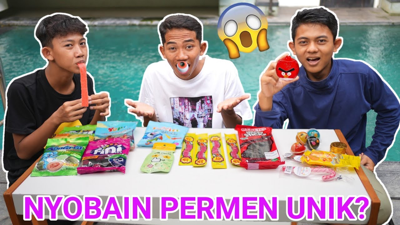 NYOBAIN PERMEN UNIK DAN VIRAL PART 2! YANG KALAH DICEBURIN KEKOLAM RENANG? | Mikael TubeHD