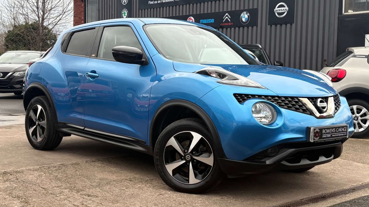 2018 (68) Nissan Juke Bose Edition 1.6 5Dr in Vivid Blue. 57k Miles. 5 Services.Camera. S/NAV. £8000