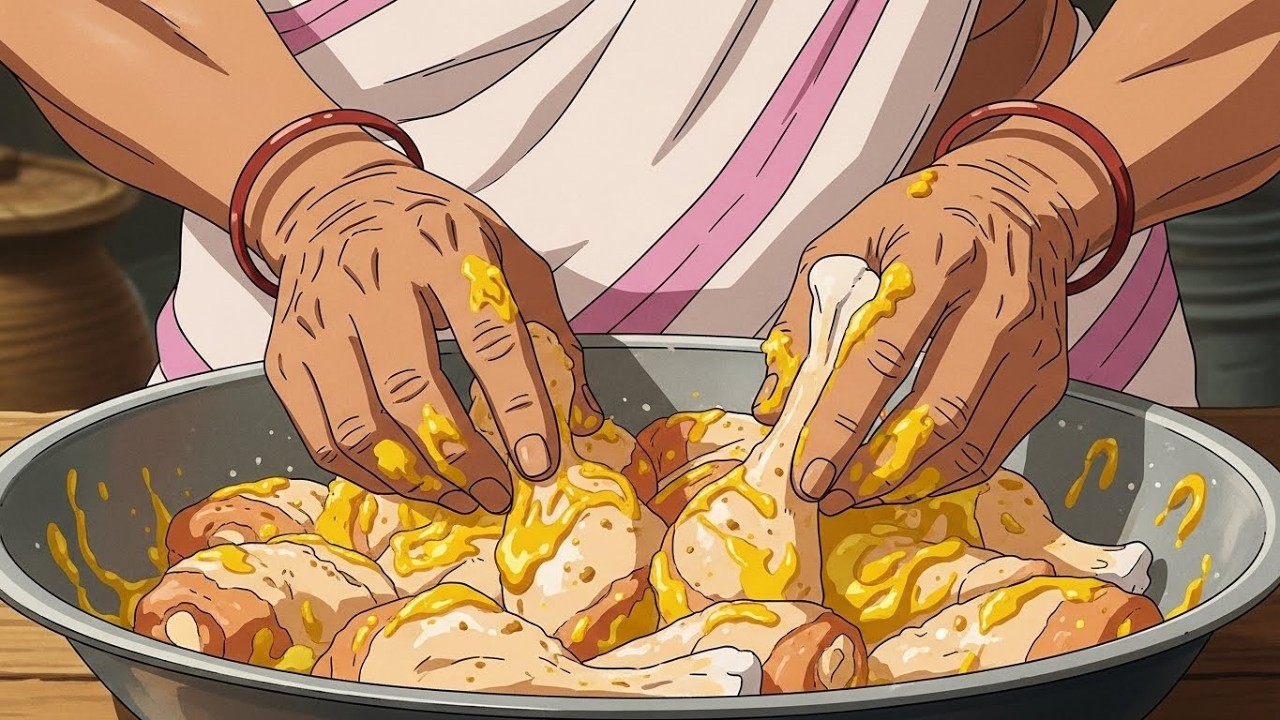 ASMR | Village Style Chicken Curry | Ghibli Anime Relaxing Cooking ASMR | Food ASMR | Cravintage