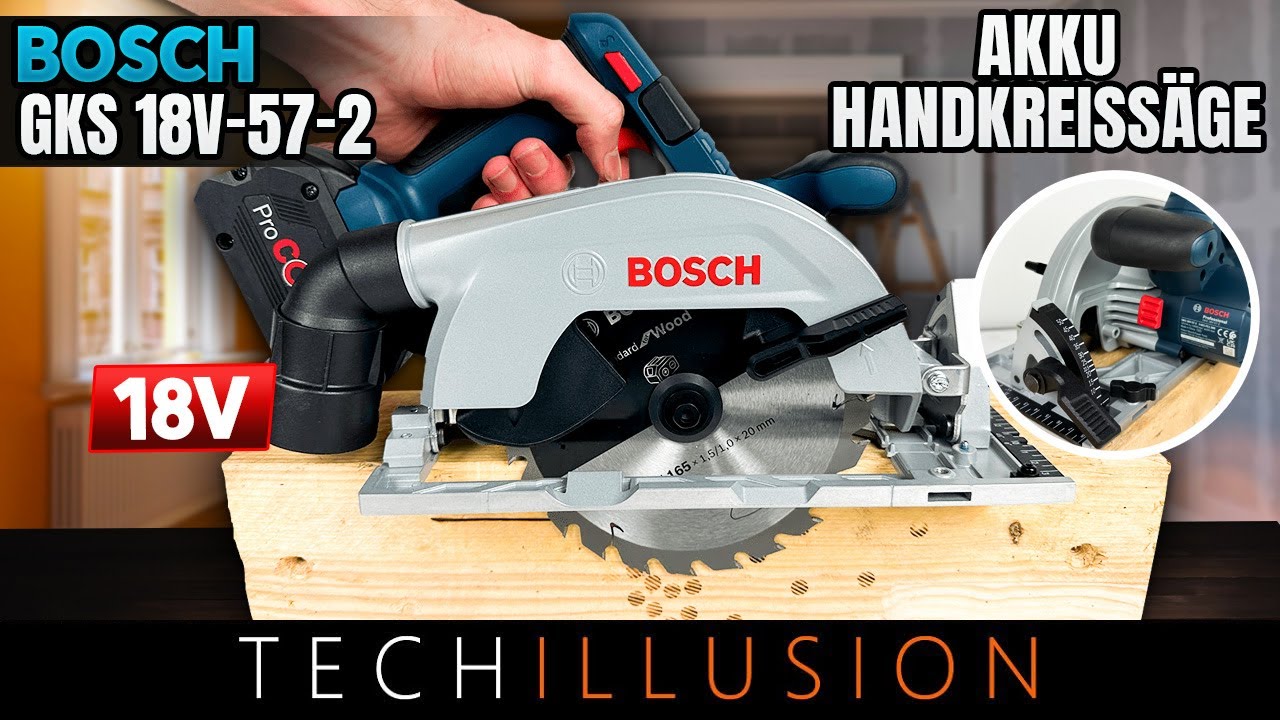 🔥WOW! Die NEUE Akku-Handkreissäge GKS 18V-57-2 von BOSCH im TEST! 😱 Nachfolger GKS 18V-57 G Review