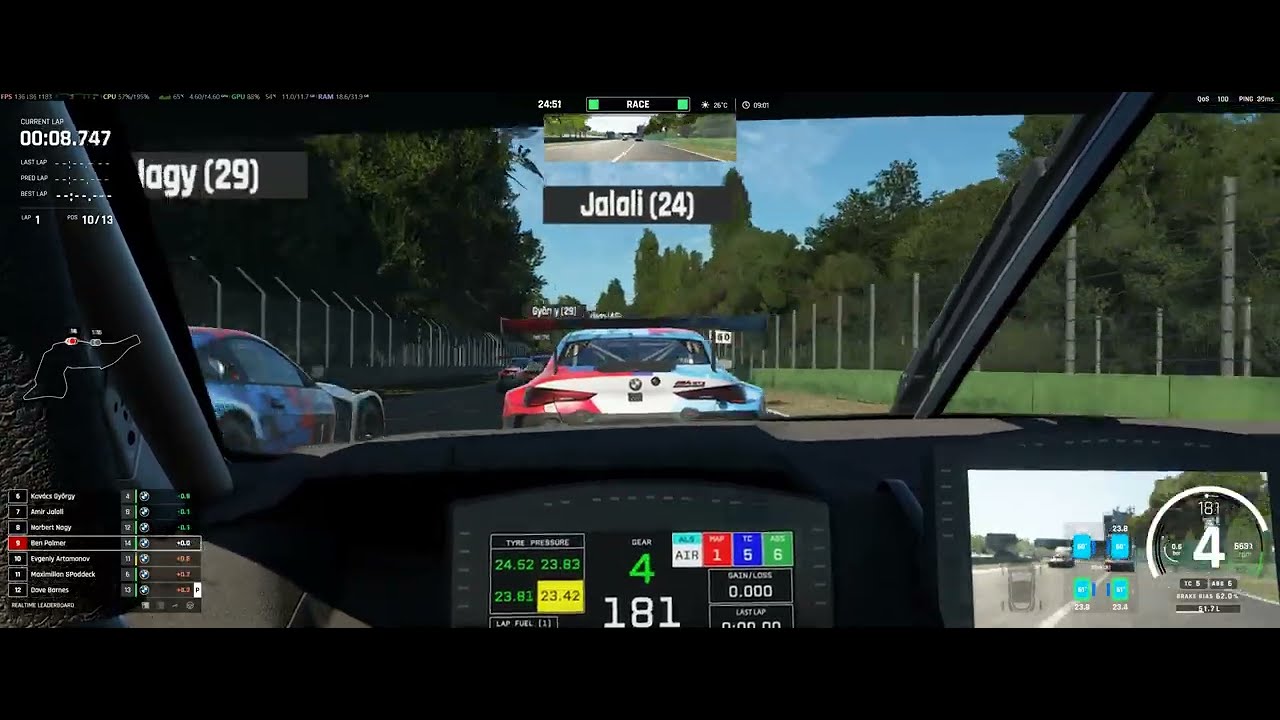 Wrecked on Purpose | AC Evo Imola | BMW M4 GT3 | 25-Min Race