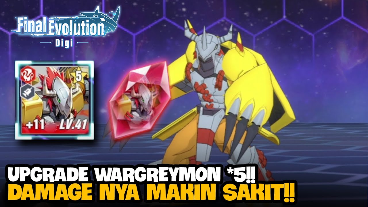 UPGRADE WarGreymon BINTANG 5!! DARI RANK 29 JADI TOP 5 ARENA!!? - The Final Evolution Digi