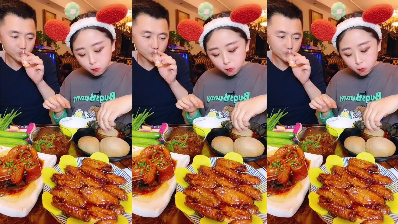 Eating Chinese Family Food
