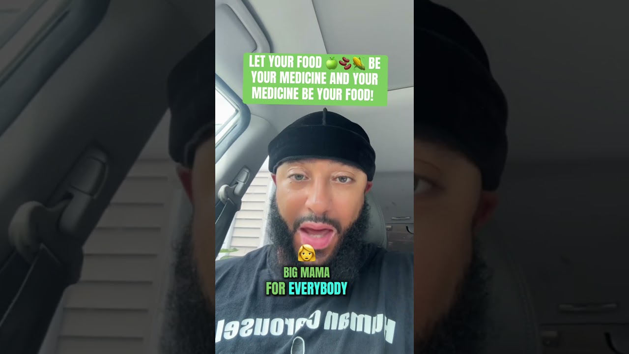LET YOUR FOOD BE YOUR MEDICINE REAL MEANING!