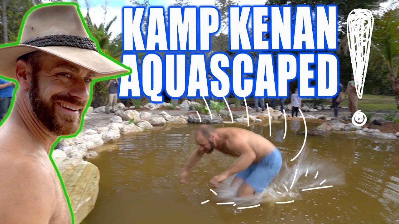 KAMP KENAN's NEW RECREATION POND: THE OFFICIAL REVEAL!!!
