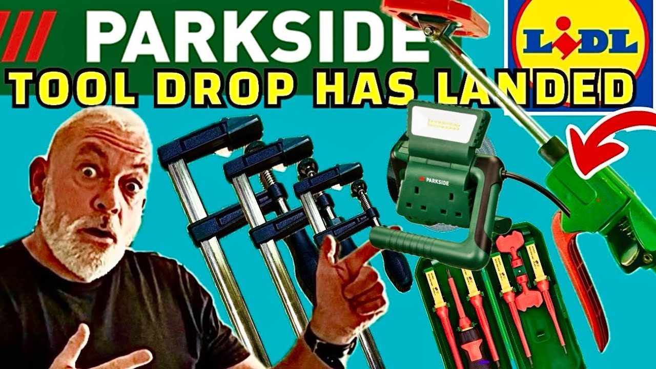 Недорогие F-образные зажимы Parkside Woodworking 😃, опоры для потолочного гипсокартона и другие и...