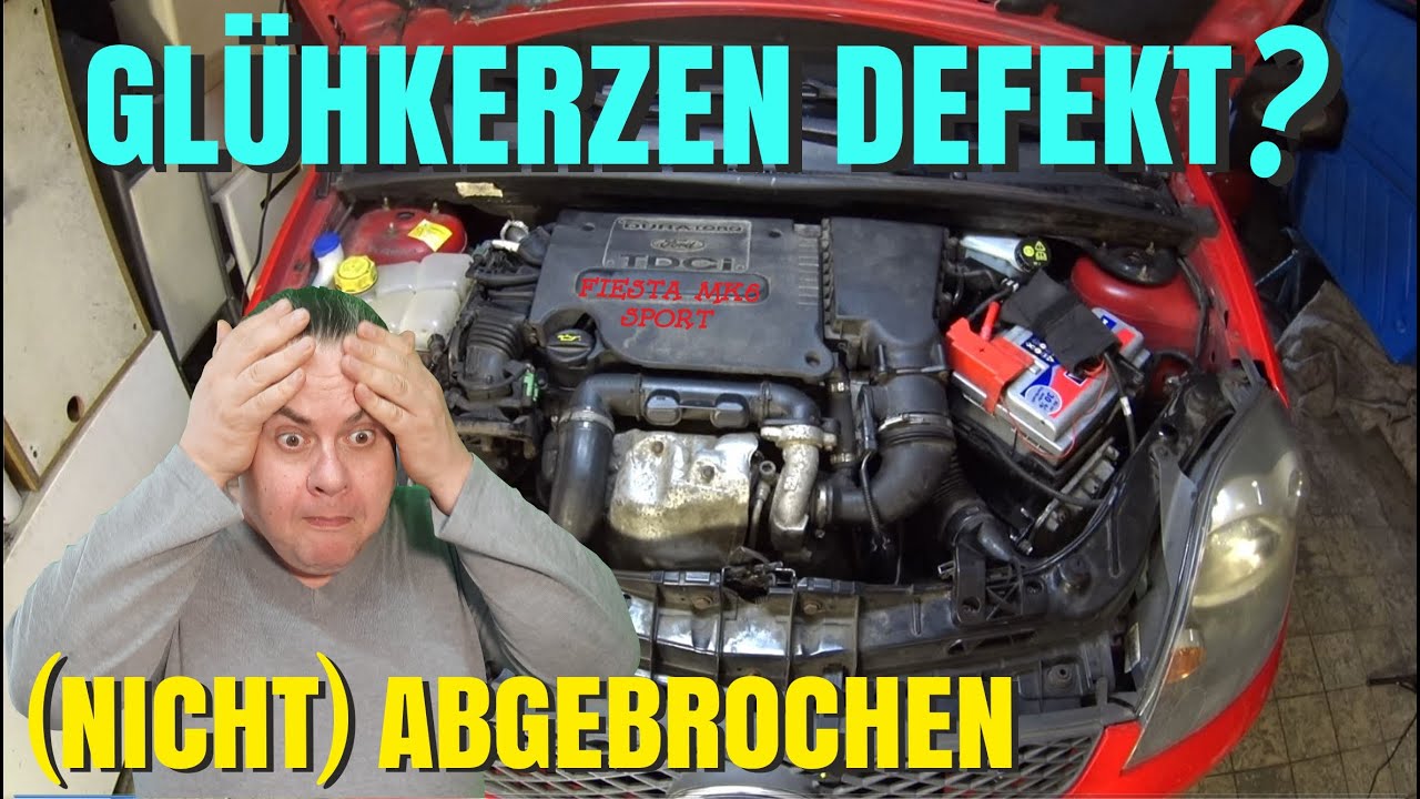 Glühkerzentausch erfolgreich am Fiesta MK6 TDCI ????  [DIAGNOSE MIT MULTIMETER]