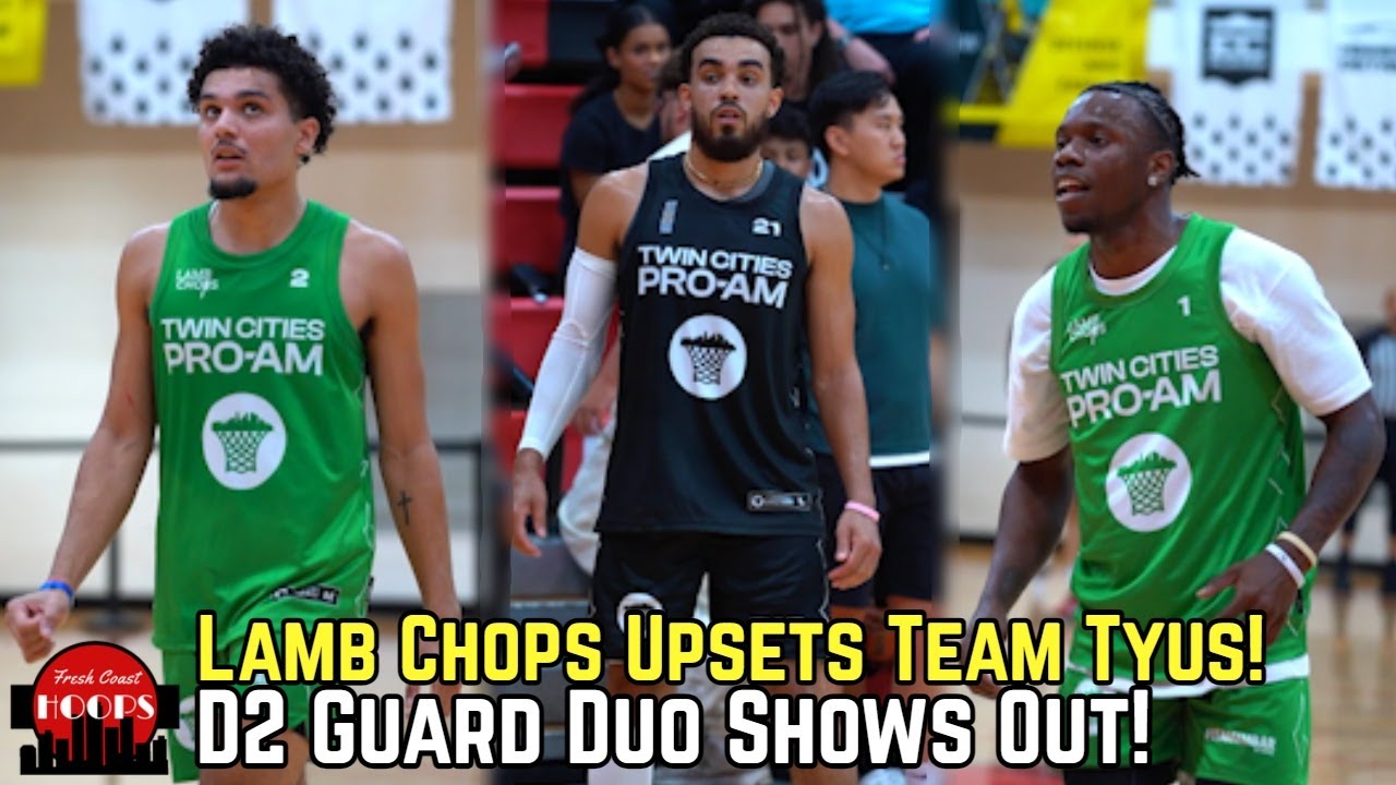 Team Tyus Gets UPSET At Twin Cities Pro Am! D2 Hoopers GO AT NBA Guards