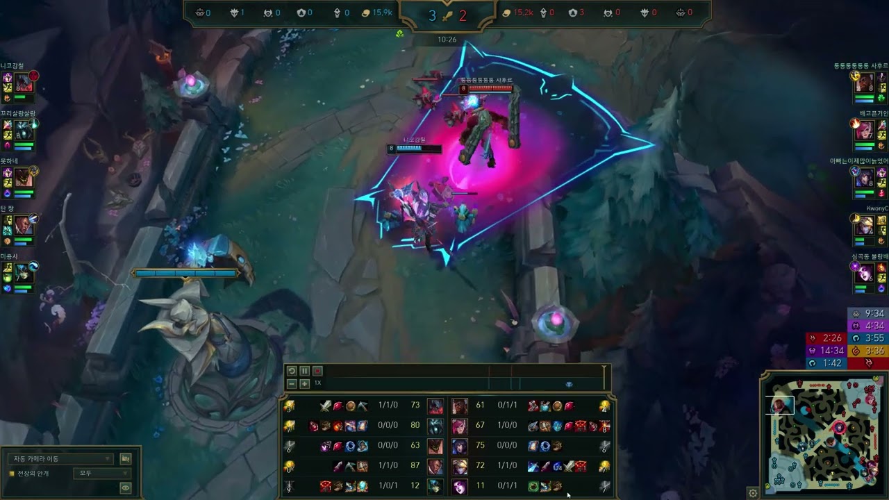 재권팀 vs 성탄팀 3,4위전 2경기