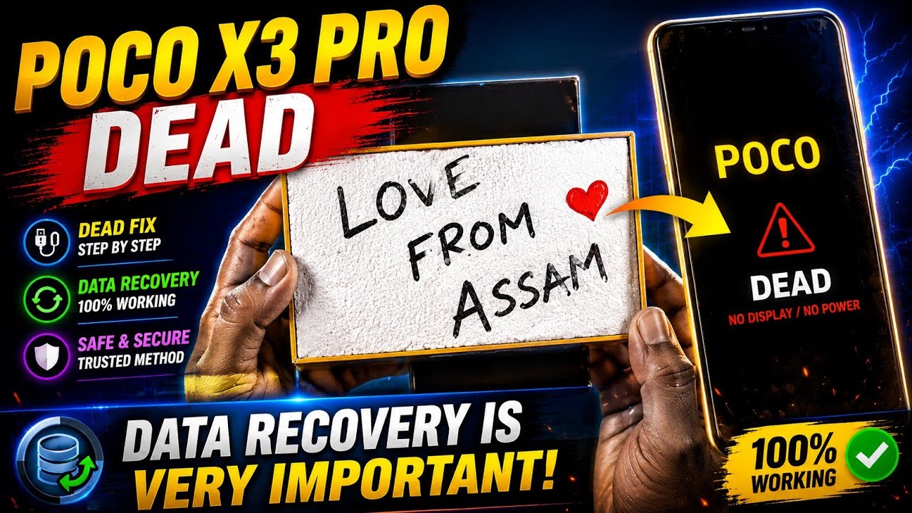 Poco X3 Pro Dead | Data Recovery In Dead Phone | Data Recovery K Liye Aaya Tha #Assam Se