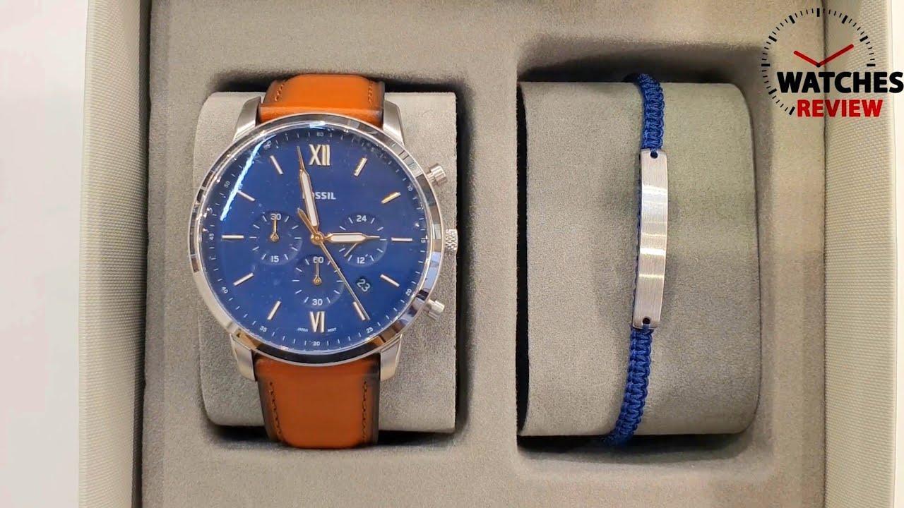 unboxing fossil watch for men (fs5708set)