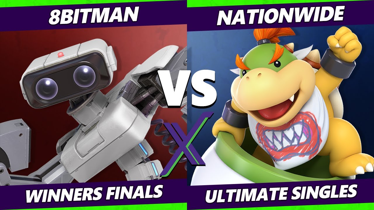 S@X 384 Online Winners Finals - 8BitMan (ROB) Vs. NationWide (Bowser Jr.) Smash Ultimate - SSBU