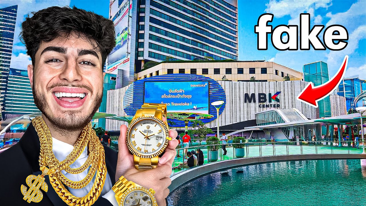 I Bought Everything At The Largest FAKE Designer Mall In Thailand! (Shocking)