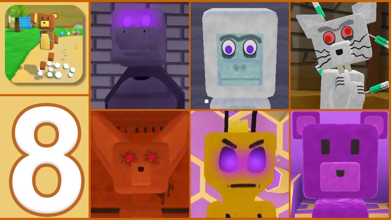 Super Bear Adventure tüm Bosslar