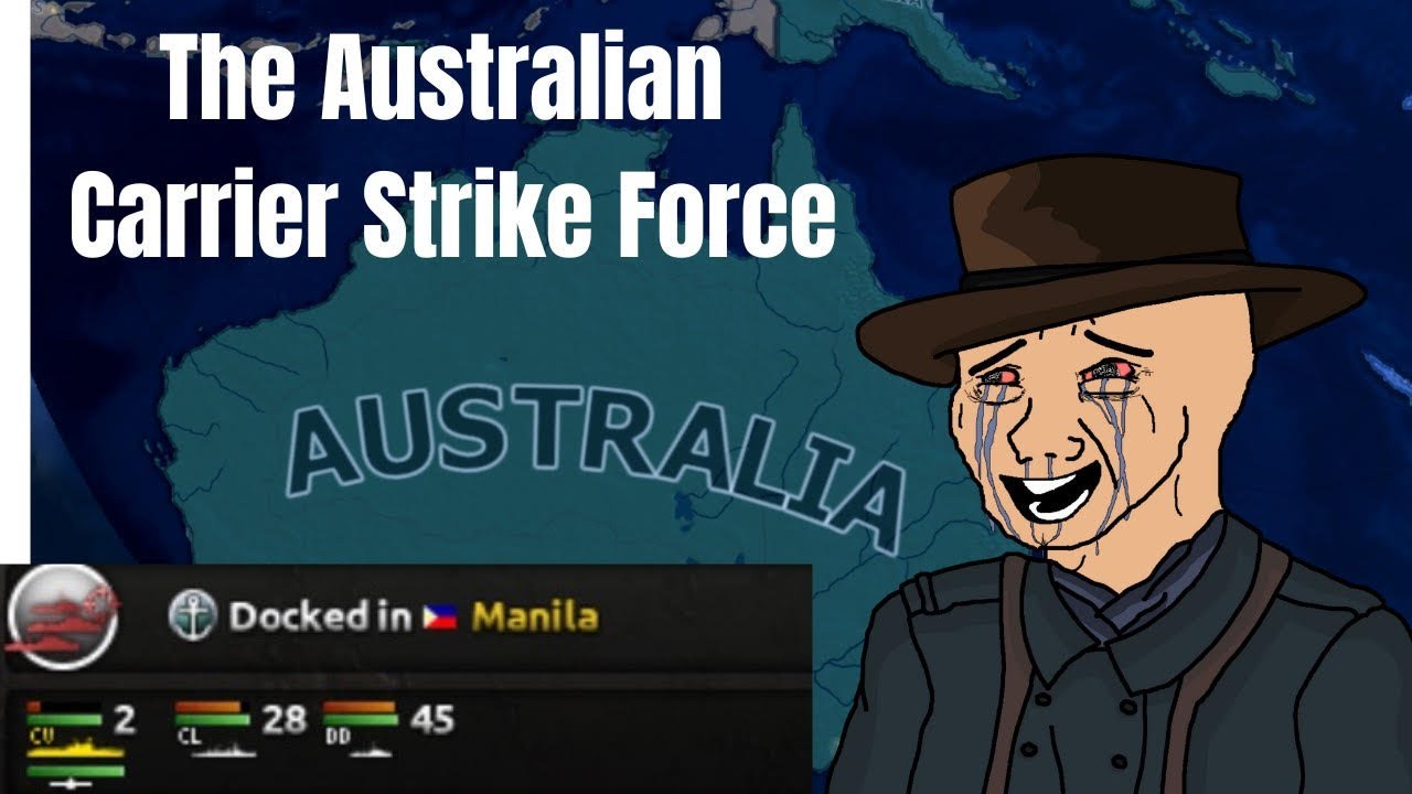 I Built an Aircraft Carrier Navy as Australia [HOI4]