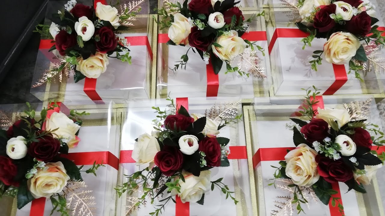 Diy Gubahan Hantaran Kotak Kahwin Simple
