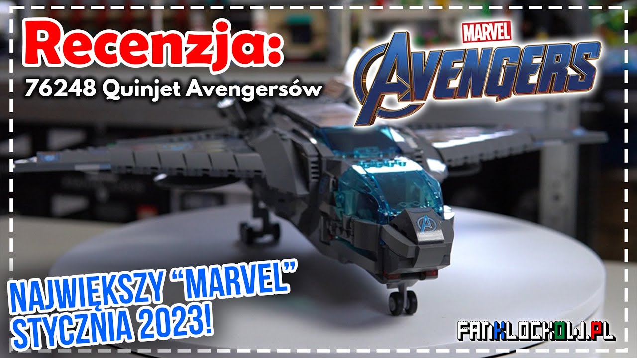 Szybka recenzja: LEGO&reg; 76248 Quinjet Avengers&oacute;w
