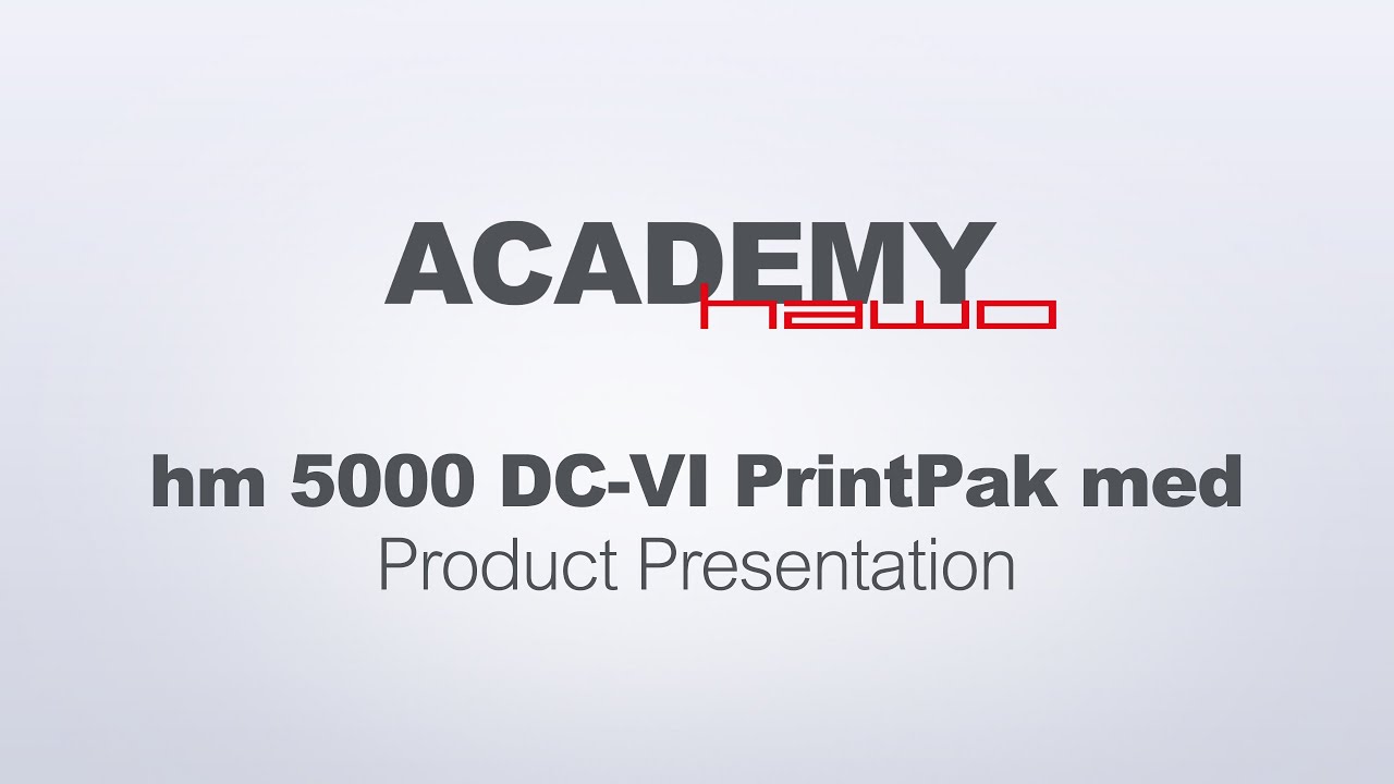 hm 5000 DC-VI PrintPak med - Product Presentation