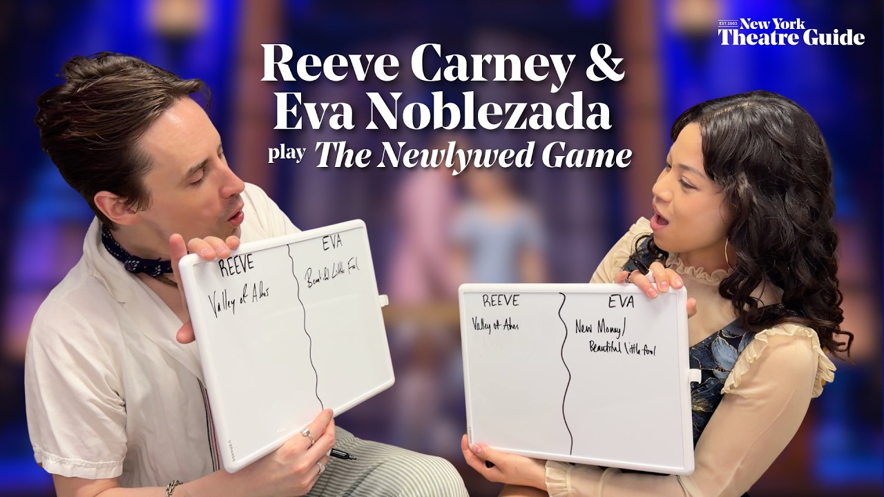 Eva Noblezada and Reeve Carney play 