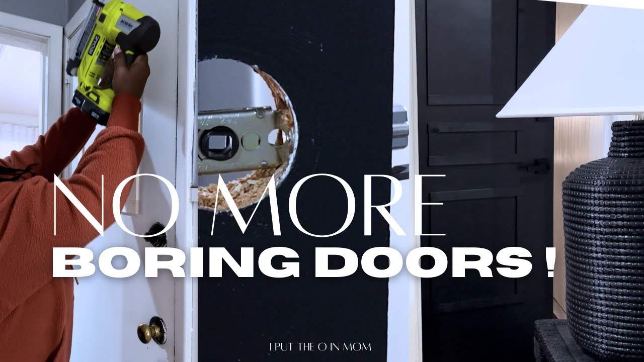 REVAMP YOUR OLD INTERIOR DOORS ON a BUDGET | EASY AND AFFORDABLE DOOR HACKS