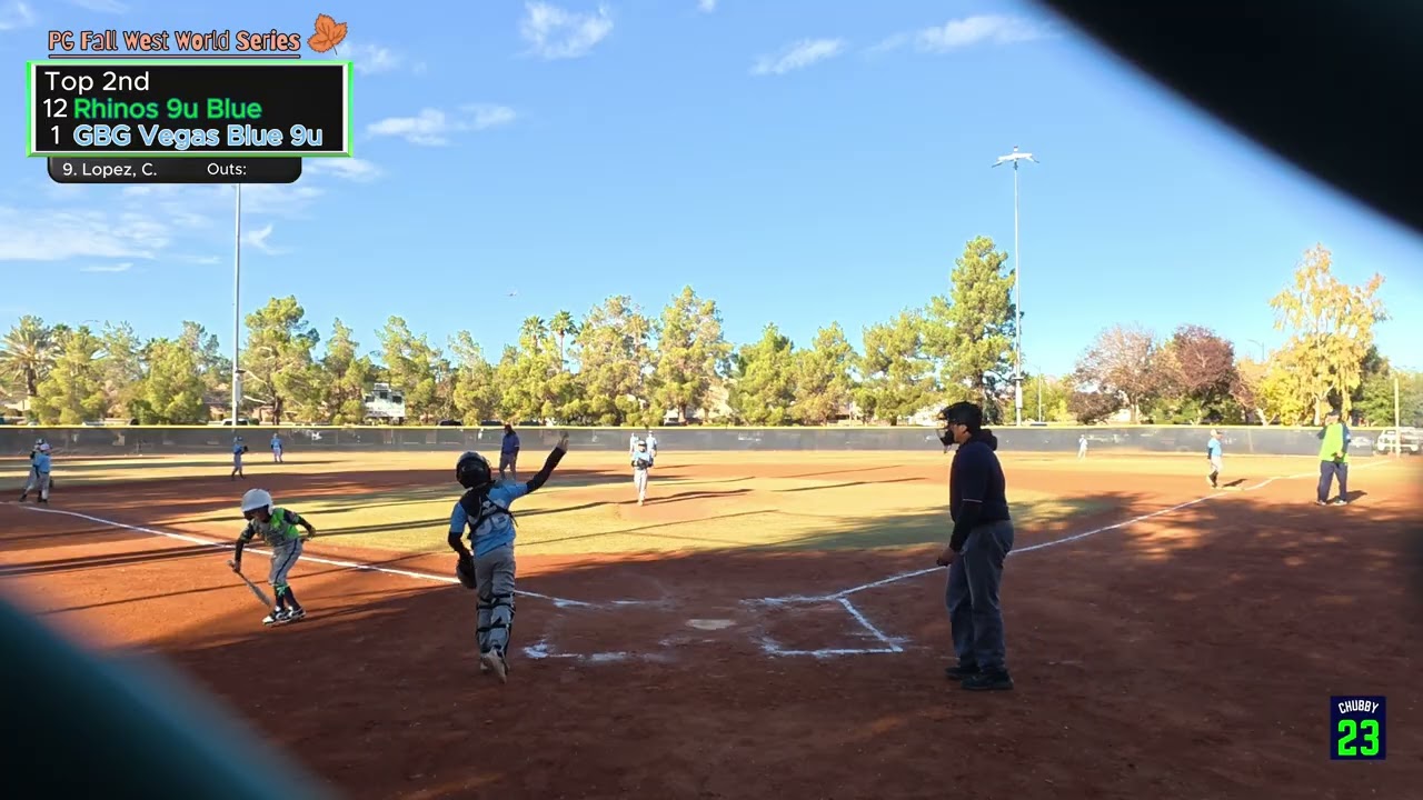 Perfect Game Vegas- Fall West World Series - Rhinos 9u Blue vs GBG Vegas 9u (Pool Play)