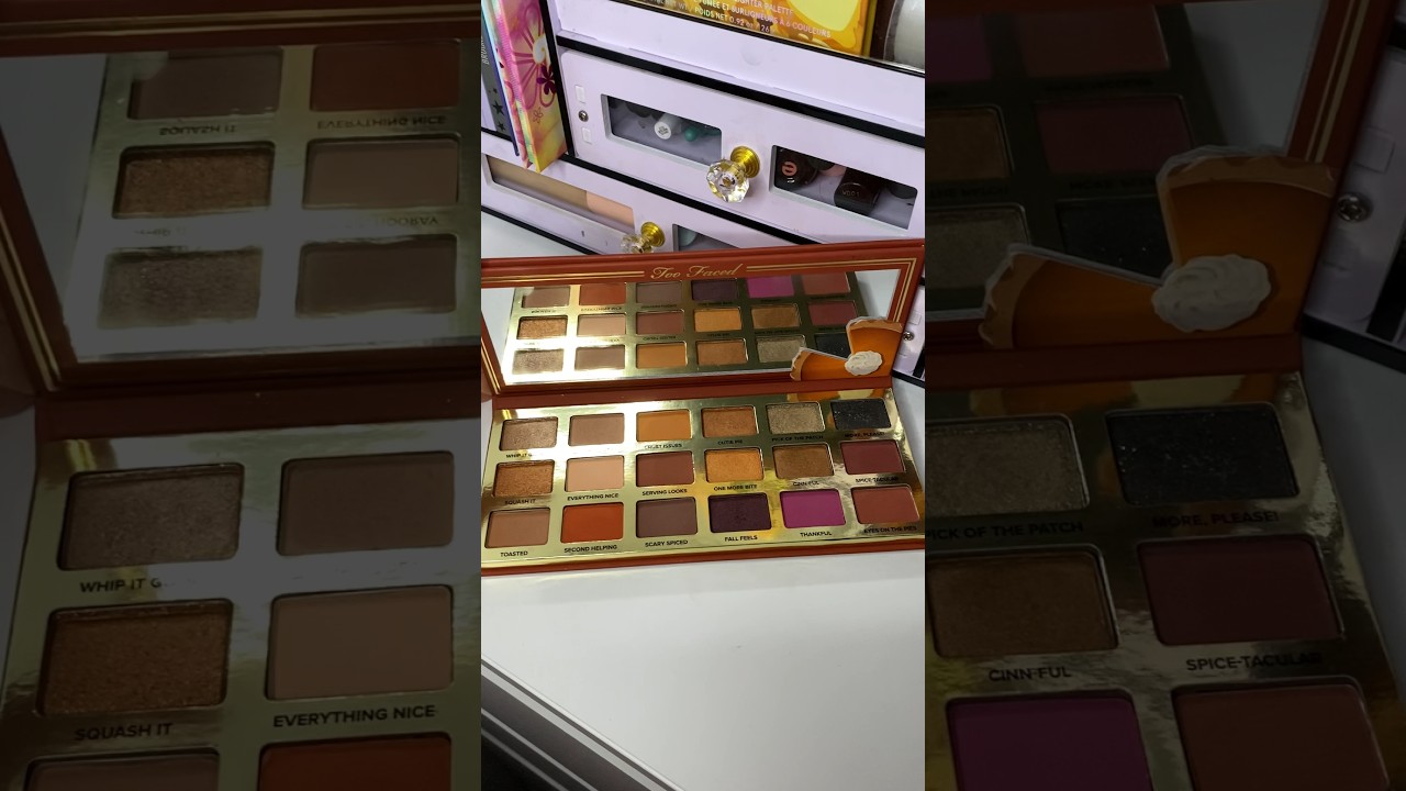 Pumpkin spice second slice palette. 3 looks 1 palette. 