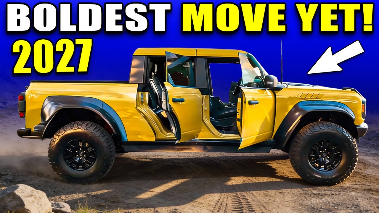 Совершенно новый Jeep Gladiator 2027 года заставляет конкурентов не спать ночами!