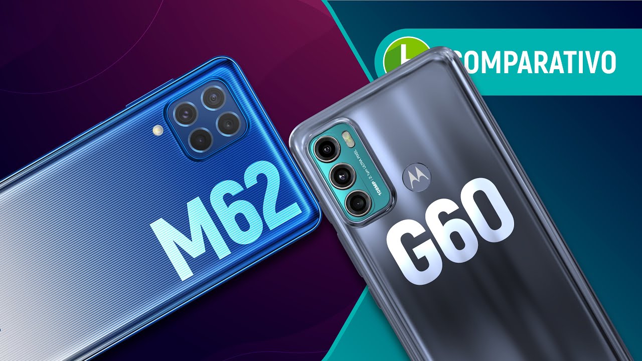 GALAXY M62 vs MOTO G60: qual é o CELULAR INTERMEDIÁRIO mais COMPLETO? | Comparativo