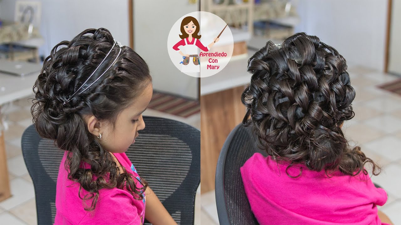 PEINADO PARA QUINCEAÑERA O PARA PRIMERA COMUNION