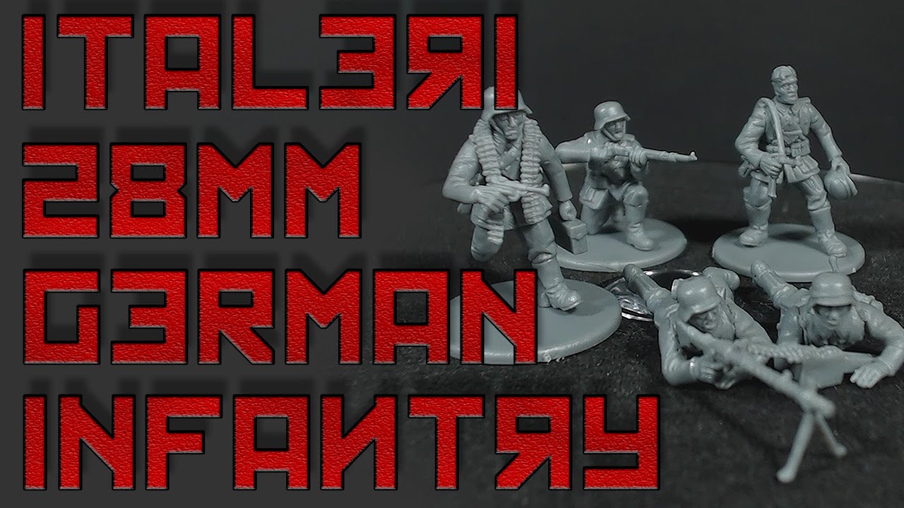 Italeri Plastic WWII German Infantry AKA Bolt Action Blitzkrieg German Infantry [28mm]