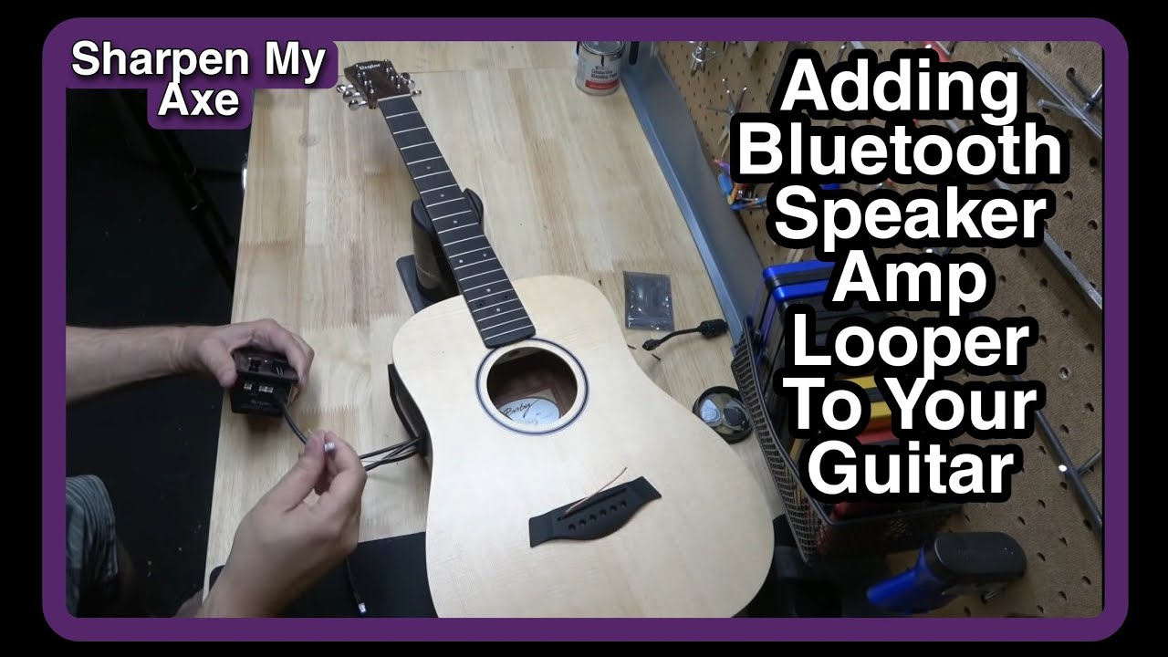 I turned My Taylor Acoustic Into A Bluetooth Speaker