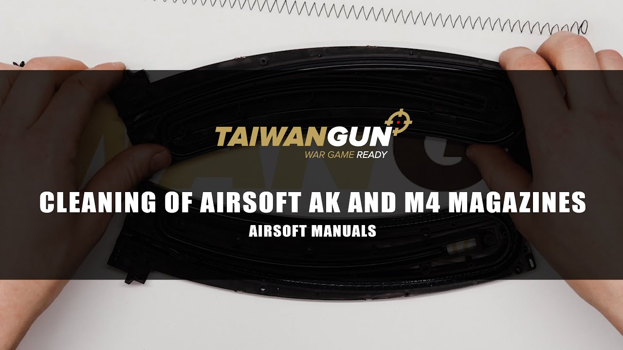 Cleaning of airsoft AK and M4 magazines - Airsoft Manuals