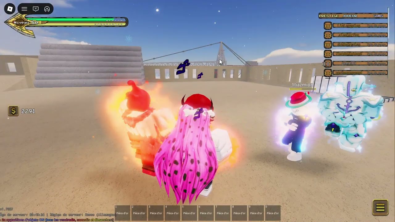 yba je bat tous les boss du jeux avec ce stand