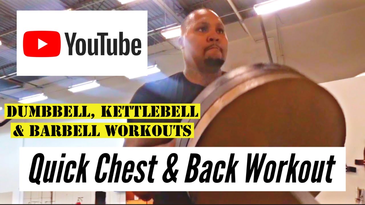 Quick Chest & Back Workout