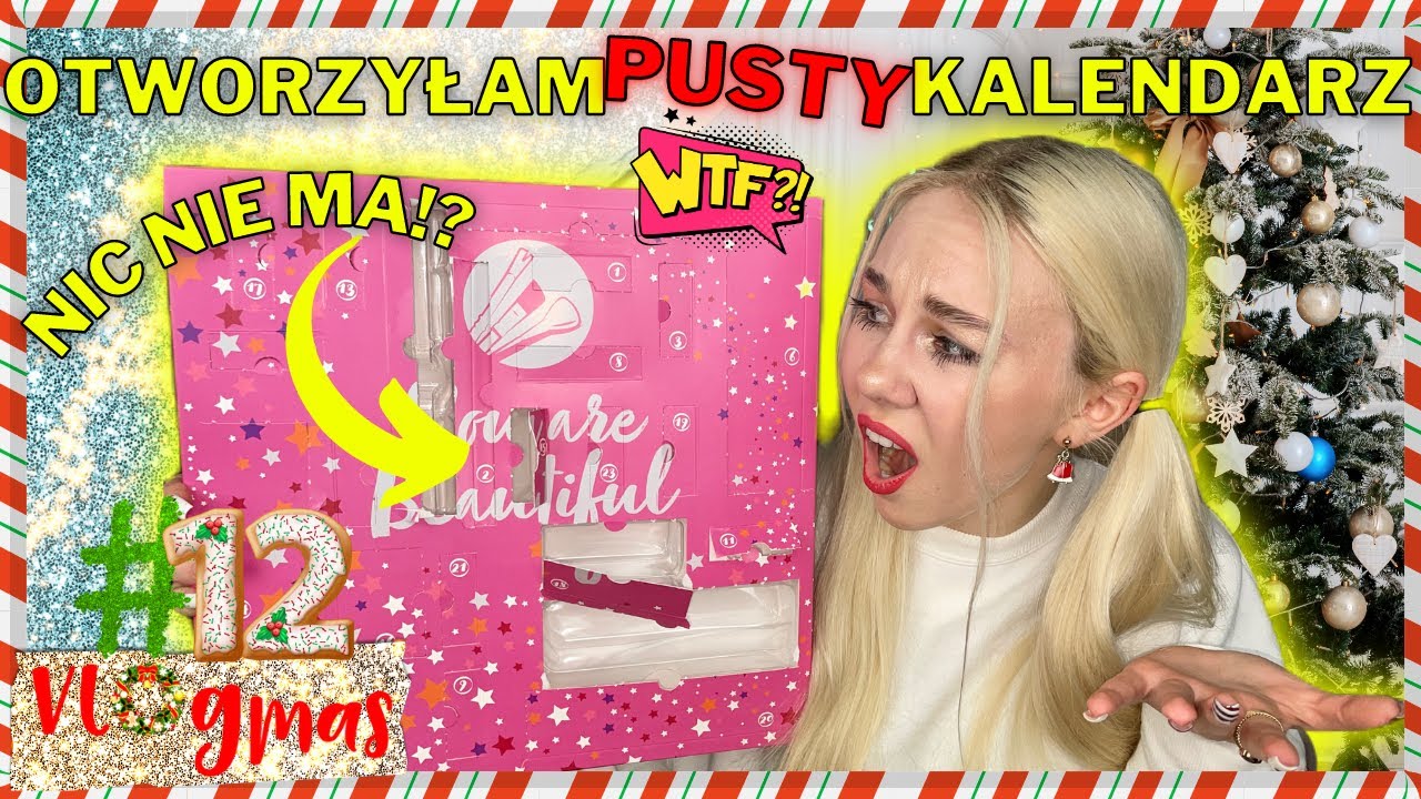 🎁 OTWORZYŁAM PUSTY KALENDARZ ADWENTOWY 💄🗓🎄 | VLOGMAS #12 | Pattje