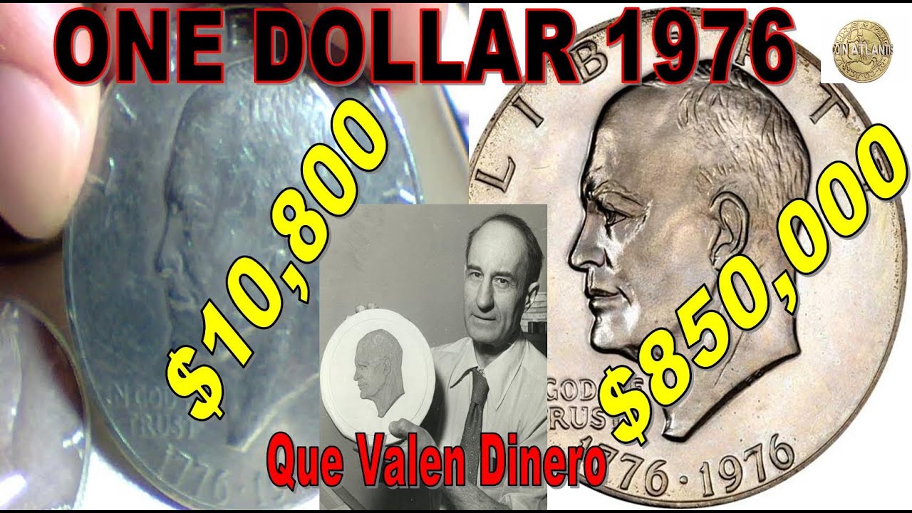 valor Dólar de plata de 1776 a 1976  sin marca de ceca,Màs $850000