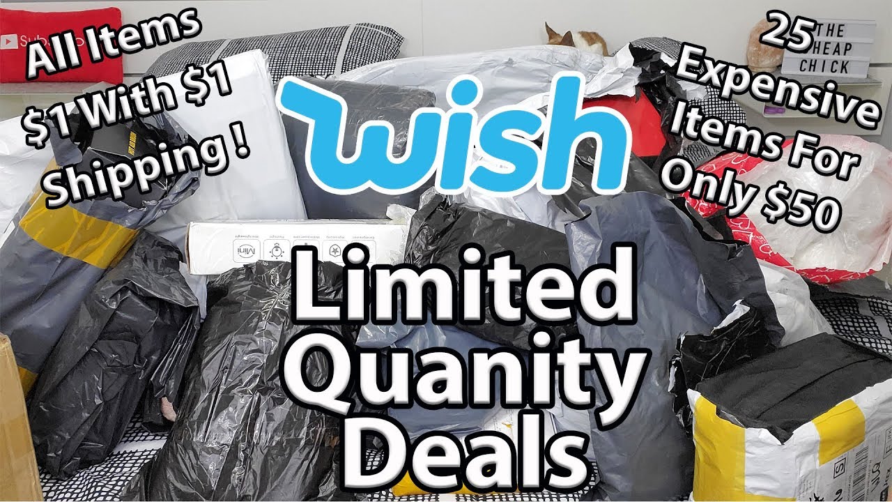 Limited Quantity Deals WISH Haul | $1 With $1 Shipping | First Version Of The Deals
