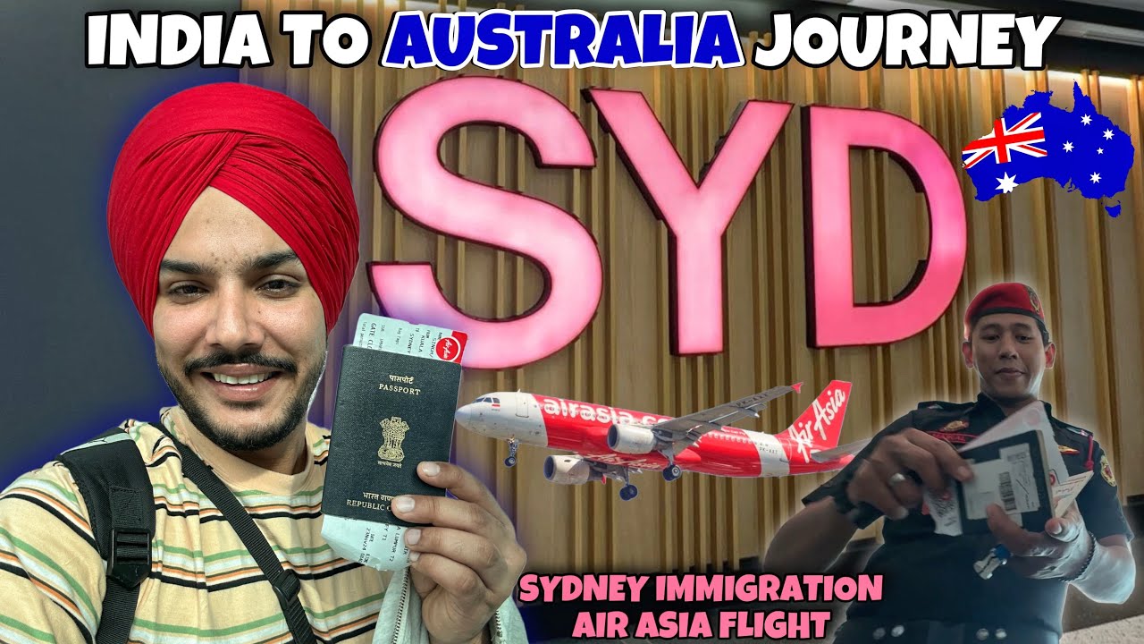 INDIA TO AUSTRALIA JOURNEY 🇦🇺🦘 Student Visa ? | Sydney IMMIGRATION Experience