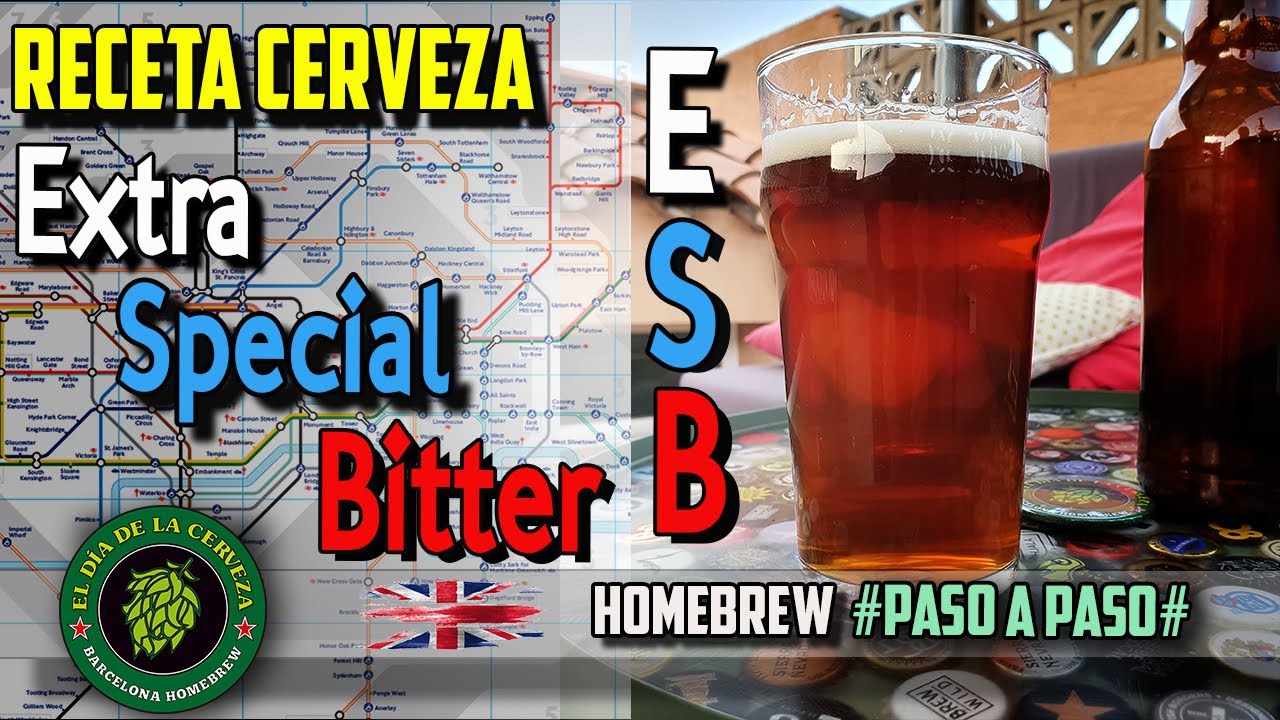 RECETA DE CERVEZA EXTRA SPECIAL BITTER (ESB).  ESPECTACULAR!!! C&oacute;mo hacer cerveza artesanal en casa.