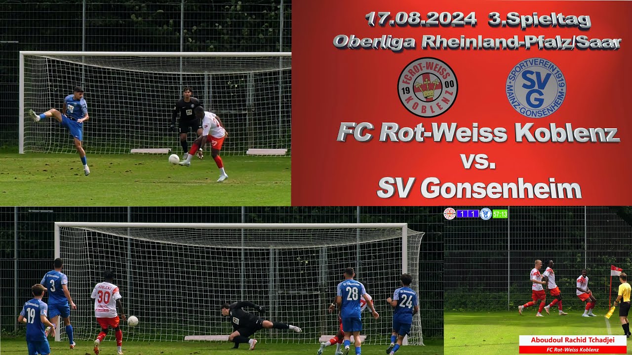 Oberliga: FC Rot-Weiss Koblenz vs. SV Gonsenheim