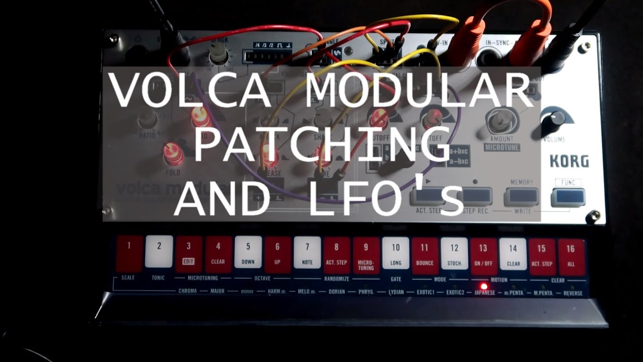 Volca Modular: Patching and LFO's
