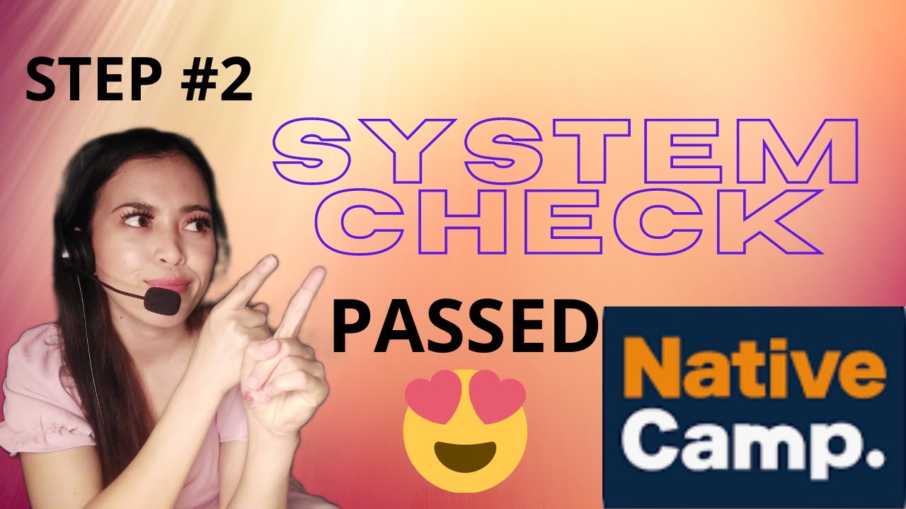PASSED THE SYSTEM CHECK