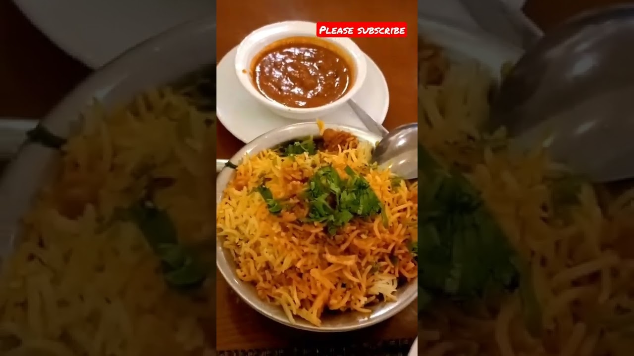My favorite Indian food Chicken Biryani at Dahi Handi Indian Restaurant Saigon Vietnam #shorts #2022