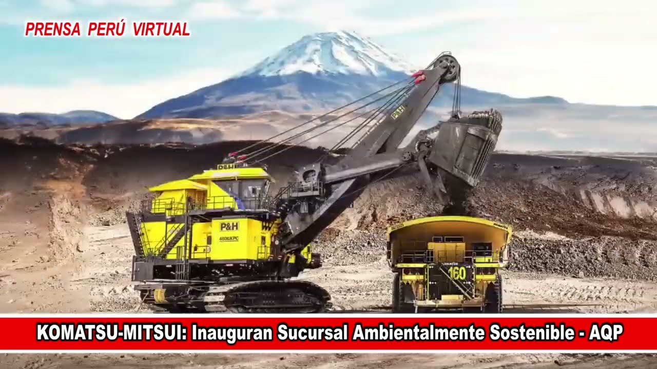 KOMATSU-MISUI , INAUGURA PRIMERA SUCURSAL AMBIENTAMENTE SOTENIBLE EN AREQUIPA