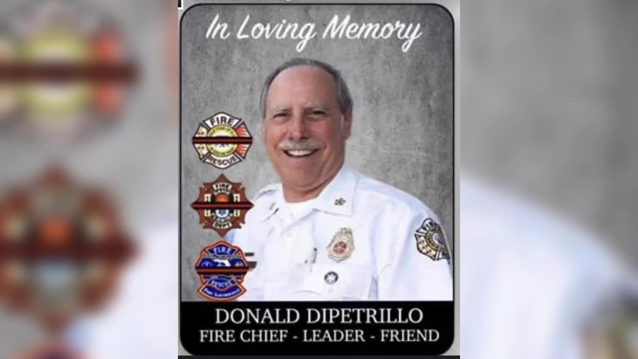 A Tribute to Seminole Tribe Fire Chief Donald Dipetrillo who died of Covid-19 / funeral procession