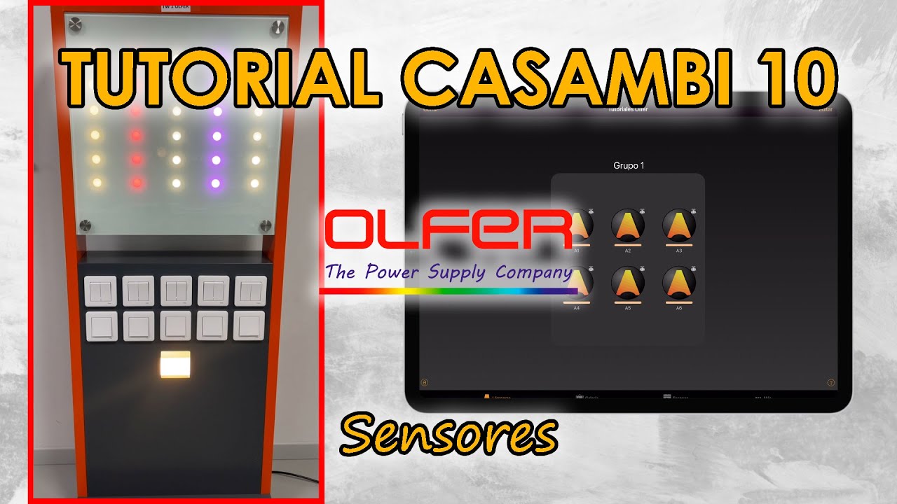 TUTORIAL CASAMBI 10 | Sensores | Electrónica OLFER