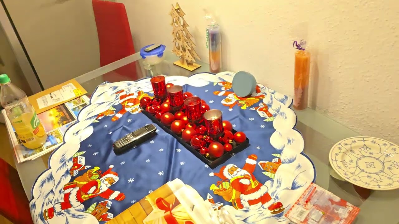 Weihnachtlich geschmückte Wohnung