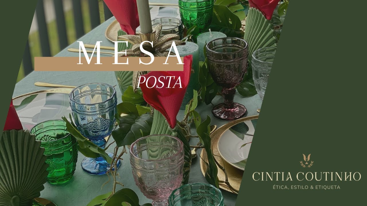 TUTORIAL DE MESA POSTA: DICAS E REGRAS DE ETIQUETA
