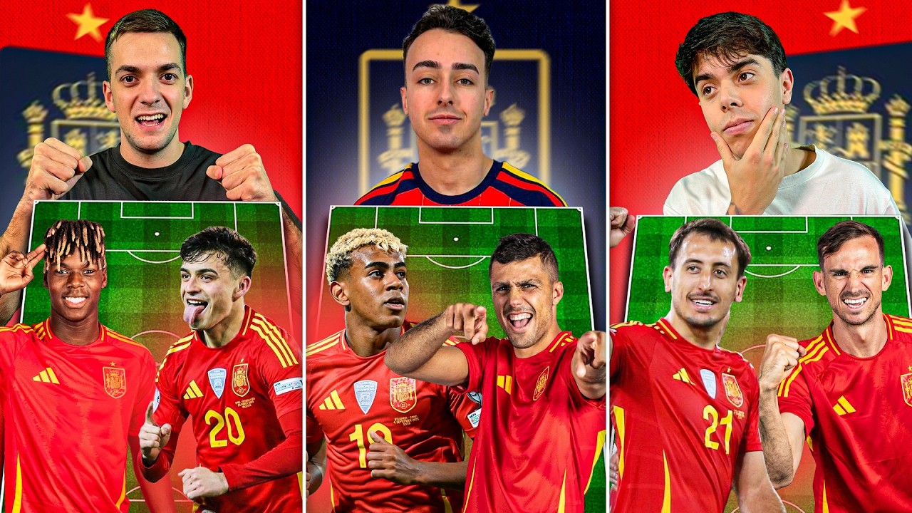 HACEMOS el MEJOR XI de ESPAÑOLES con UN JUGADOR por EQUIPO